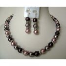 BRD311  Bridesmaid Gift Bridal Powder Rose Lavender Burgundy Swarovski Jewelry