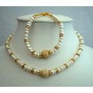 BRD203  Pearls Choker Mother Bridal Jewelry Elegant bridal gifts & Bridesmaid Gifts Necklace