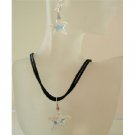 NSC477  AB Star Fish Crystals Star Pendant Jewelry Set Genuine Swaovski AB Crystals