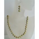 NS486  Handcrafted Custom Dyed Freshwater Pearls Jewelry Set