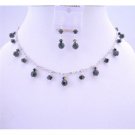 BRD633 AB Swarovski Crystals And White Pearls Exclusive Bridal Jewelry Sets