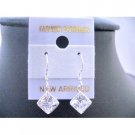 UER001  Diamond Shaped Cubic Zircon Earrings Simulated Diamond Earrings