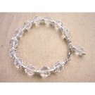 U029  Elegant Pure Clear Crystals Braclet Clear Beads Bracelet