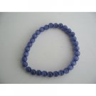 UBR058  Stretchable Bracelet Royal Blue Cat Eye Beaded Bracelet Handmade Jewelry