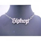 HH008  Captivating Simulated Platinum Necklace Beautiful Designed w/ HipHop CZ stones Pendant
