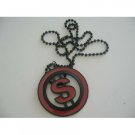 HH085  Dollar Sign Hip Hop w/ Black Chain Necklace 24 Inches