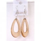 D136  Dollar Jewelry Dollar Earrings Brown Glass Teardrop Earrings Teardrop Dollar Earrings