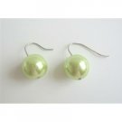 D038  Fancy Light Green Studs Earrings