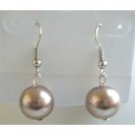 D094  Dollar Bronze Bronze Stud Earrings