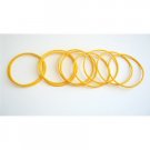 D063  Elegant Bracelet Cool Summer Yellow 10 Bangles For $1