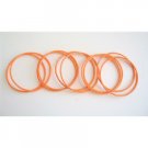D064  Sexy Orange Bangles Set Of 10 Bangles Just For $1
