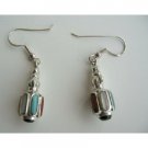SER004  Inlay Sterling Silver & Multi-Color Mother of Pearls Earrings
