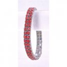 TB745  Cubic Zircon Stretchable Bracelet Passionate Red Comfortable Wear Bracelet