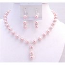 NS682  Bridemaids Jewelry Affordable Pink Pearls Wedding Jewelry Beautiful Fashionable