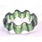 UBR187 Stylish Bangle Bacelet Affordable Dark Green Elegant Bangle Green Acrylic Fancy Bangle