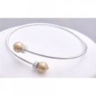 TB775 Bright Gold Jewelry Pearls Gold Pearls Bracelet Adjustable Cuff Bracelet Affordable Bracelet
