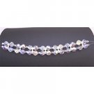TB900 Comet Argent Crystals Bracelet w/ AB Crystals Round Crystals Bracelet Bridal Wedding Jewelry