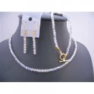 BRD639 Jewelry Complete Set Genuine Swarovski AB Round 4mm Crystals Jewelry Set