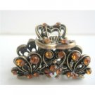 HA107  Crystals Hair Accessories Elegant Crystals Hair Clip Clamp Clip