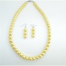 NS736  Yellow Bridemaids Dress Jewelry Very Cute Beautiful Yellow Color Jewelry Set