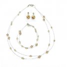 BRD992  Delicate Lite Colorado Attire Jewelry Set Inexpensive Jewelry