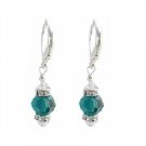 ERC637  Emerald Swarovski Crystals W/ Diamond Spacer & AB Crystals