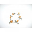 TB923 Bracelet Prom Stylish Jewelry Affordable Wedding Gift Orange Cat Faceted Bracelet