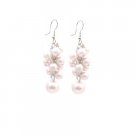 UER406  Bridemaids Earrings Ivory Pearls Prom Gift Affordable Jewelry