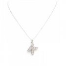 UNE260  Stylish Jewelry Alphabet Jewelry Diamnate K Letter Pendant Necklace