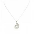 UNE265  Cheap Jewelry Buy Your Name Pendant Start Letter D Sparkling Pendant