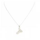 UNE268  Buy Your Letter Pendant Starting With T Fully Embedded Cubic Zircon