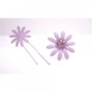 GC176  Cheap Hair Jewelry Good Quality Amethyst Crystals Hair Pin Purple Hair Jewelry