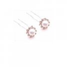 HA574  White Pearls Hair Pin Bridal Hair Accessories Wedding Hair Pins Only