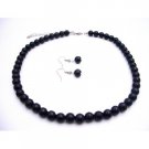 NS840  Prom Wedding Gift Inexpensive Handcrafted Black Pearls Jewelry Set