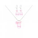 NS843  Customize Your Wedding Jewelry Rosaline Teardrop Crystals Necklace Set