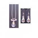NS846  Versatile Jewelry In AB Crystals Teardrop Jewelry Set With AB Round Crystals
