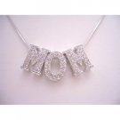 N865 Pendant Gifts For Mom Only On Mother Day Fully Embedded Diamante Letters MOM Affordable Gift