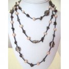 N892  Long Necklace Beads Freshwater Pearls Necklace Gift Necklace 30 Inches Necklace