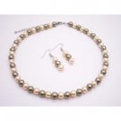 NS899  Sophisticate Pearls Jewelry Pistachu & Daffodil Prom All Typle Jewelry Set
