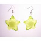GC209  Stylish Girls Jewelry Fashionable Peridot Star Earrings