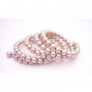TB985  Champagne Pearls Stranded Bracelet Unbeaten Price Comfortable Wear Bracelet