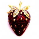 B496  Cake Brooch Christmas Cake Brooch Strawbery Brooch