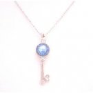 UNE279  Holiday Event Gifts Very Cute Key Pendant Necklace