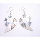 UER445  Mother Of Pearls Shell Earrings Abalone Shiva Eye Earrings