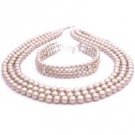 BRD104  Personalized Ladies Holiday Christmas Gift Platinium Champagne Jewelry