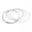 BR121  20 Pieces Sterling Silver Brangles Joined Bangles Wear Together