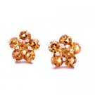D209  Charitable Jewelry Return Gift Lite Colorado Flower Stud Earrings