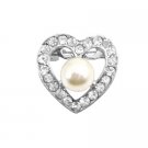 B397  Valentine Heart Romantic Brooch Fully Embedded W/ Cubic Zircon