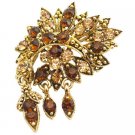 B549  Artistically Designed Vintage Brooch Scarf Jacket Brooch