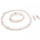 BRD155  Freshwater Pearls Jewelry Ideal Jewelry Set